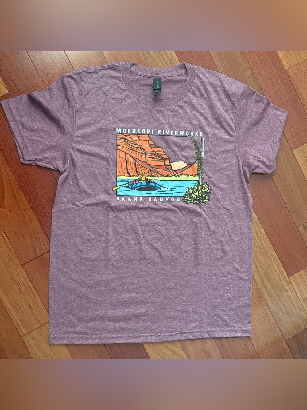 Gildan purple Grand Canyon tee Size M T Shirt #canyon #outdoor